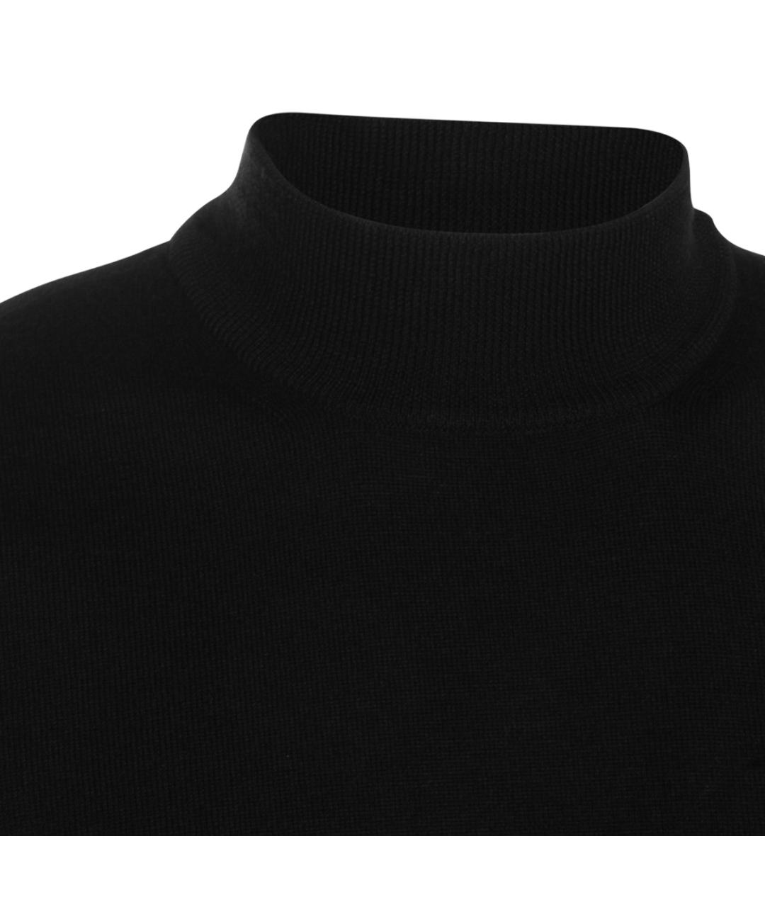ALTEA Черный шерстяной джемпер / свитер, фото 4