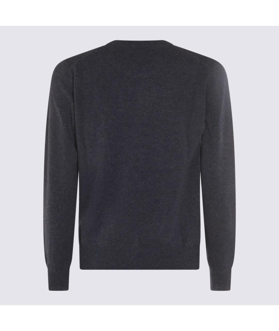 ALTEA Темно-синий шерстяной джемпер / свитер, фото 2