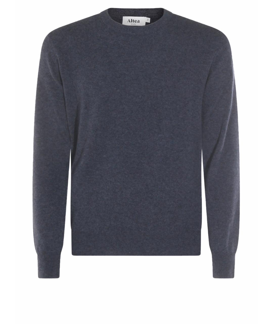 ALTEA Темно-синий шерстяной джемпер / свитер, фото 1