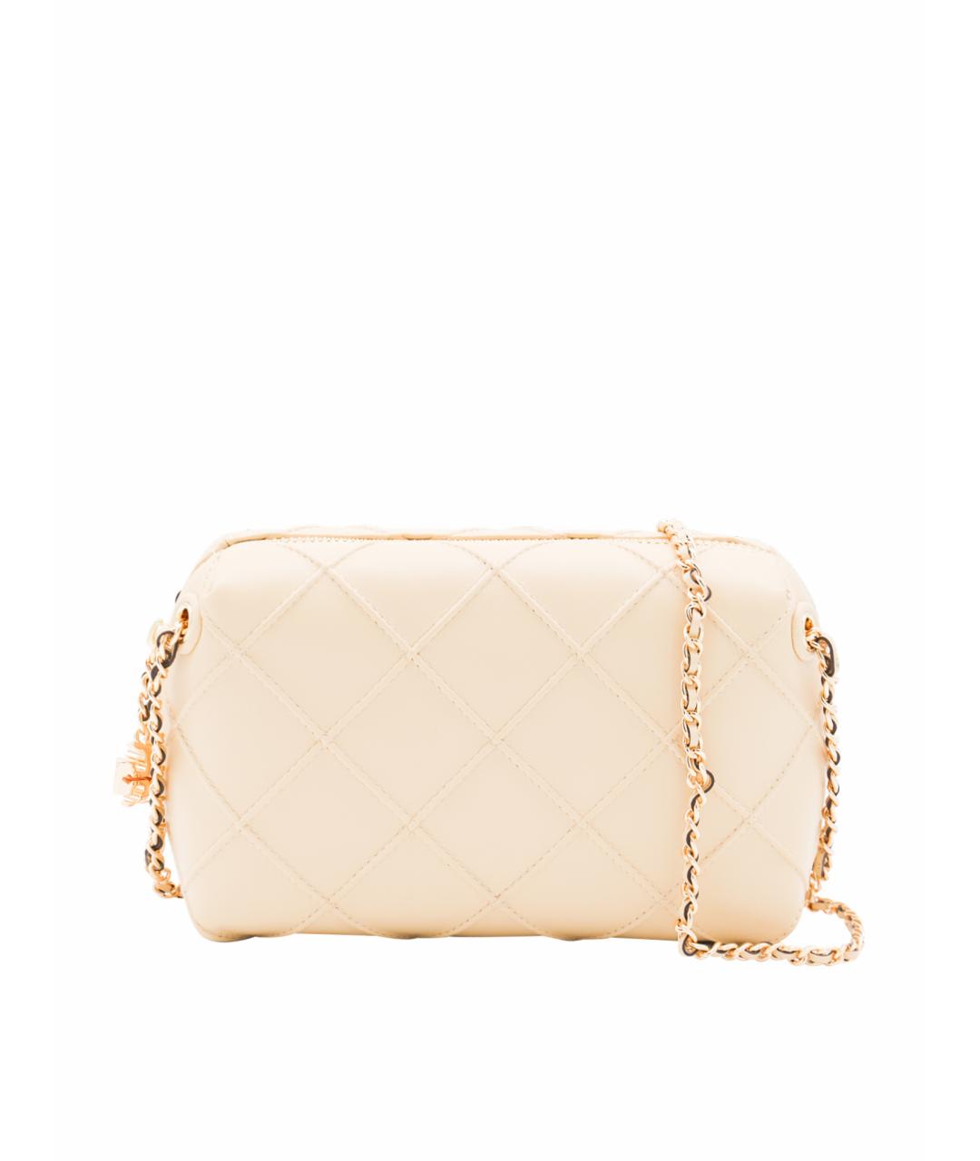 TORY BURCH Бежевая кожаная сумка через плечо, фото 1