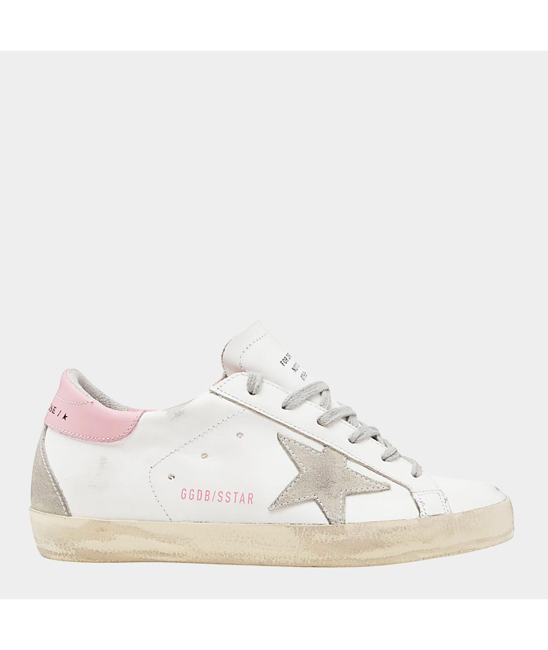 GOLDEN GOOSE DELUXE BRAND Белые кожаные кеды, фото 3