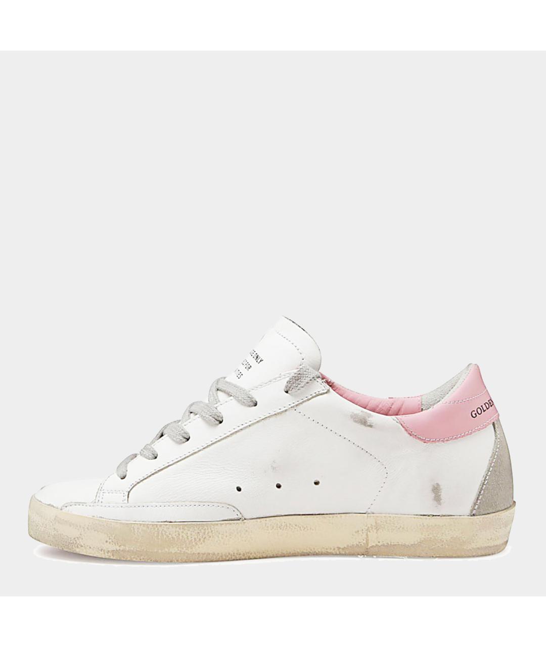 GOLDEN GOOSE DELUXE BRAND Белые кожаные кеды, фото 2