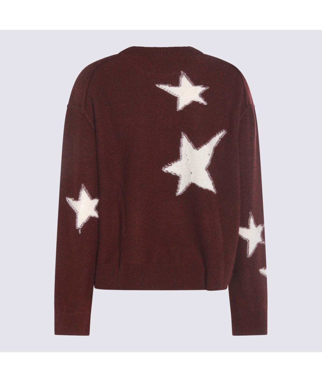 ZADIG & VOLTAIRE Бордовый кашемировый джемпер / свитер, фото 2