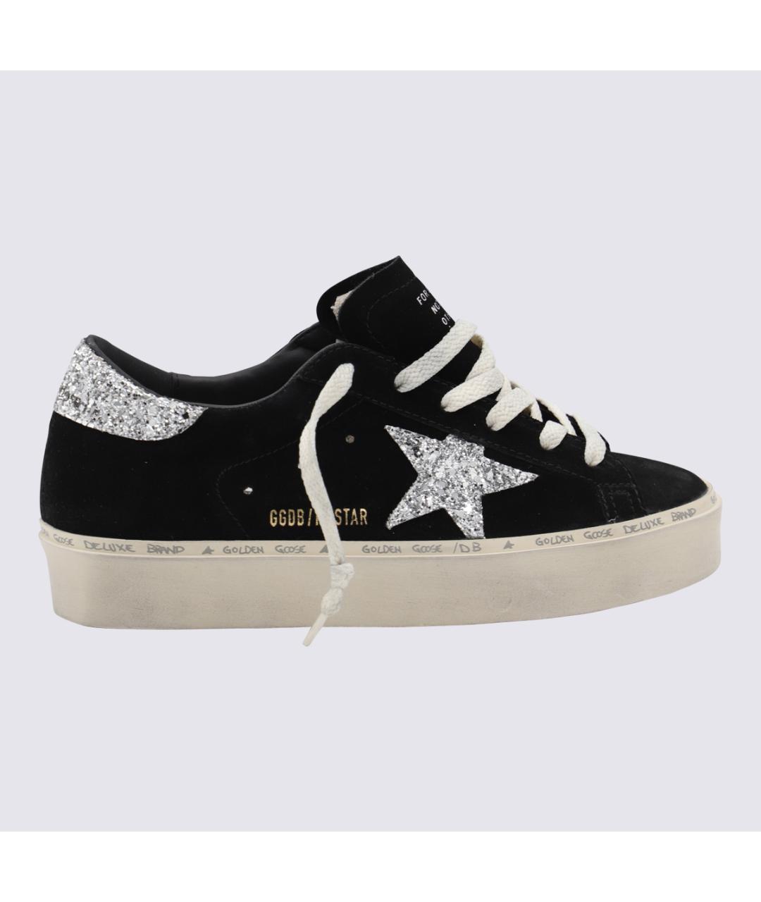 GOLDEN GOOSE DELUXE BRAND Черные кожаные кеды, фото 3
