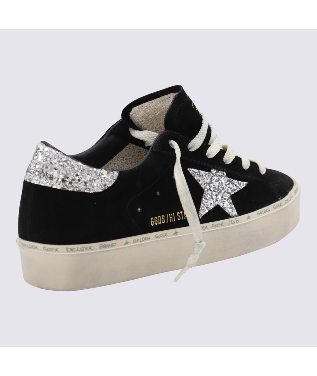 GOLDEN GOOSE DELUXE BRAND Черные кожаные кеды, фото 2