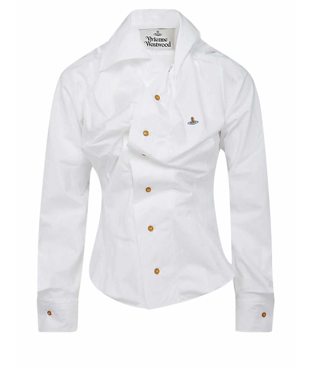 VIVIENNE WESTWOOD Белая хлопковая рубашка, фото 1