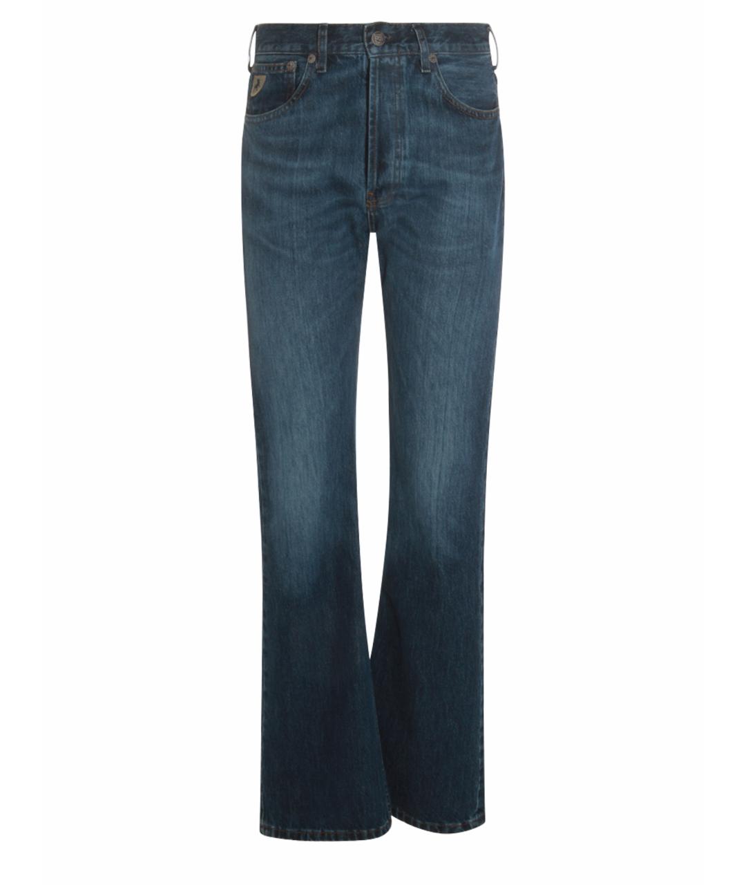 LOIS JEANS Синие хлопковые прямые джинсы, фото 4