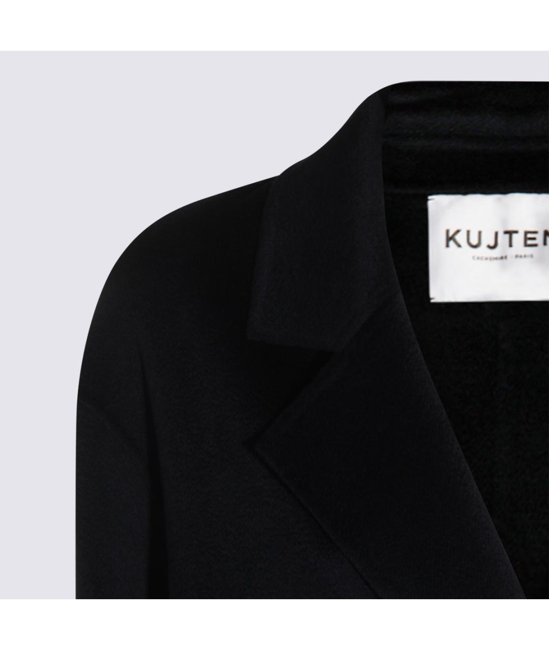 KUJITEN Темно-синее кашемировое пальто, фото 4