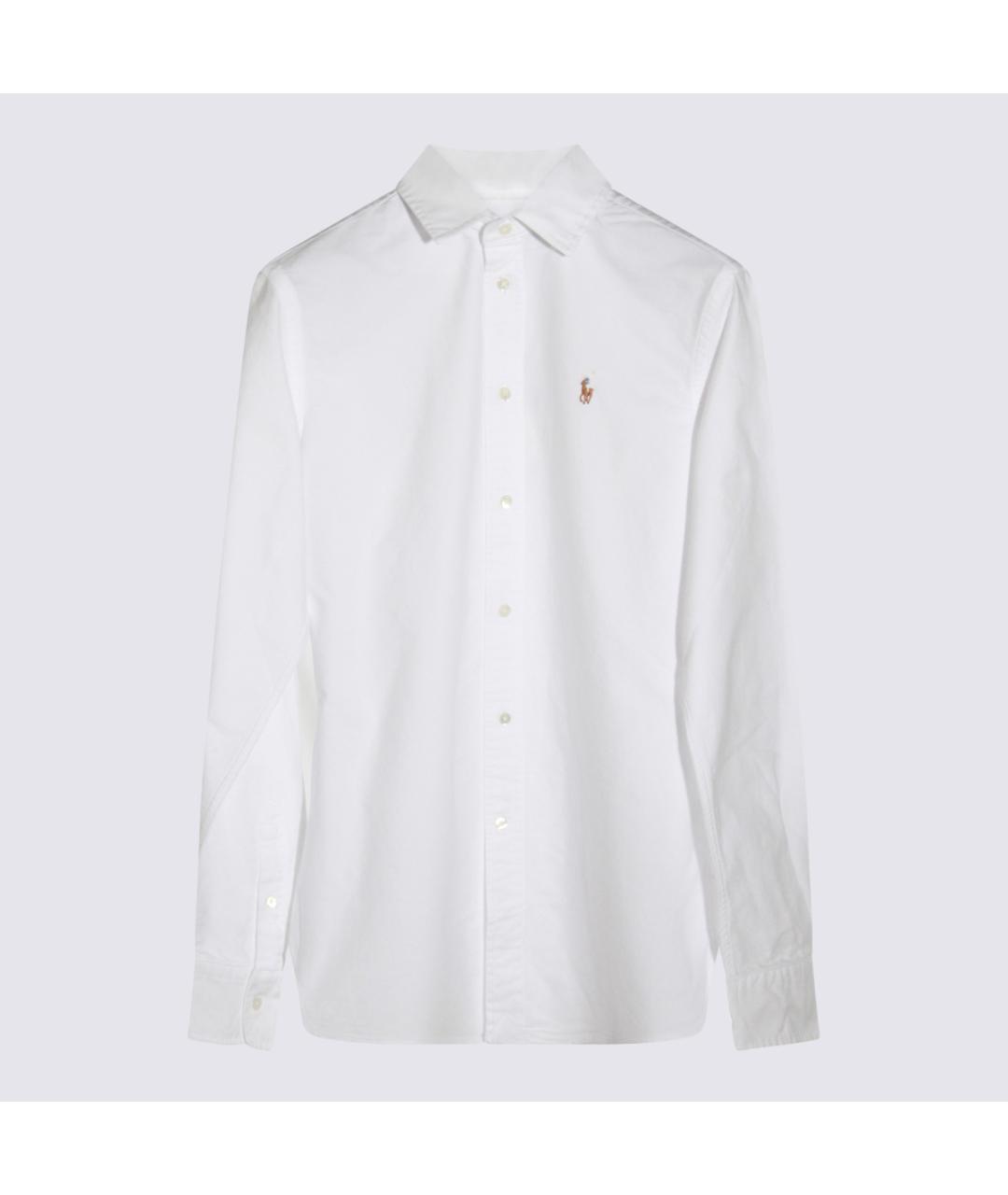 POLO RALPH LAUREN Белая хлопковая рубашка, фото 3