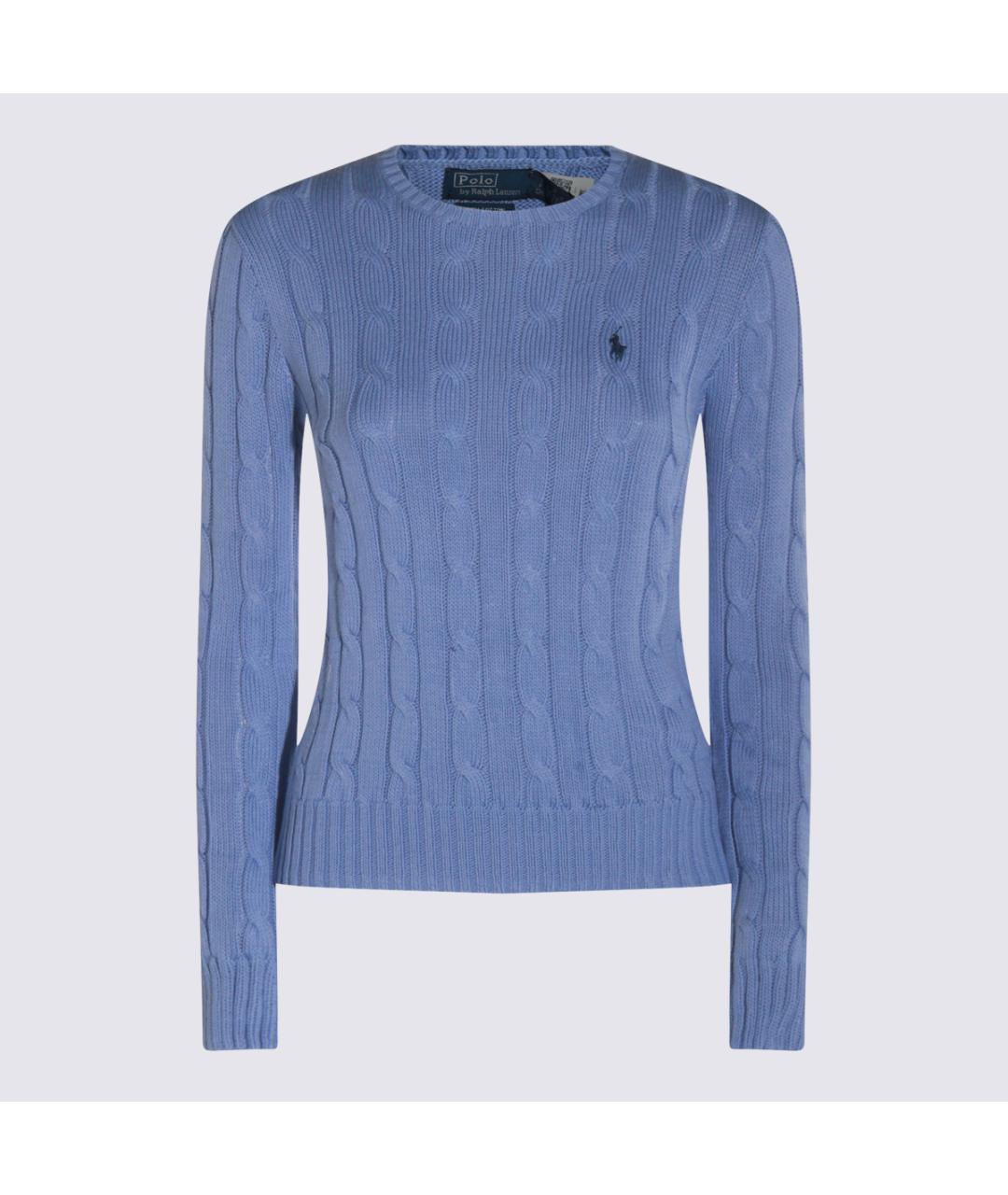 POLO RALPH LAUREN Синий хлопковый джемпер / свитер, фото 5