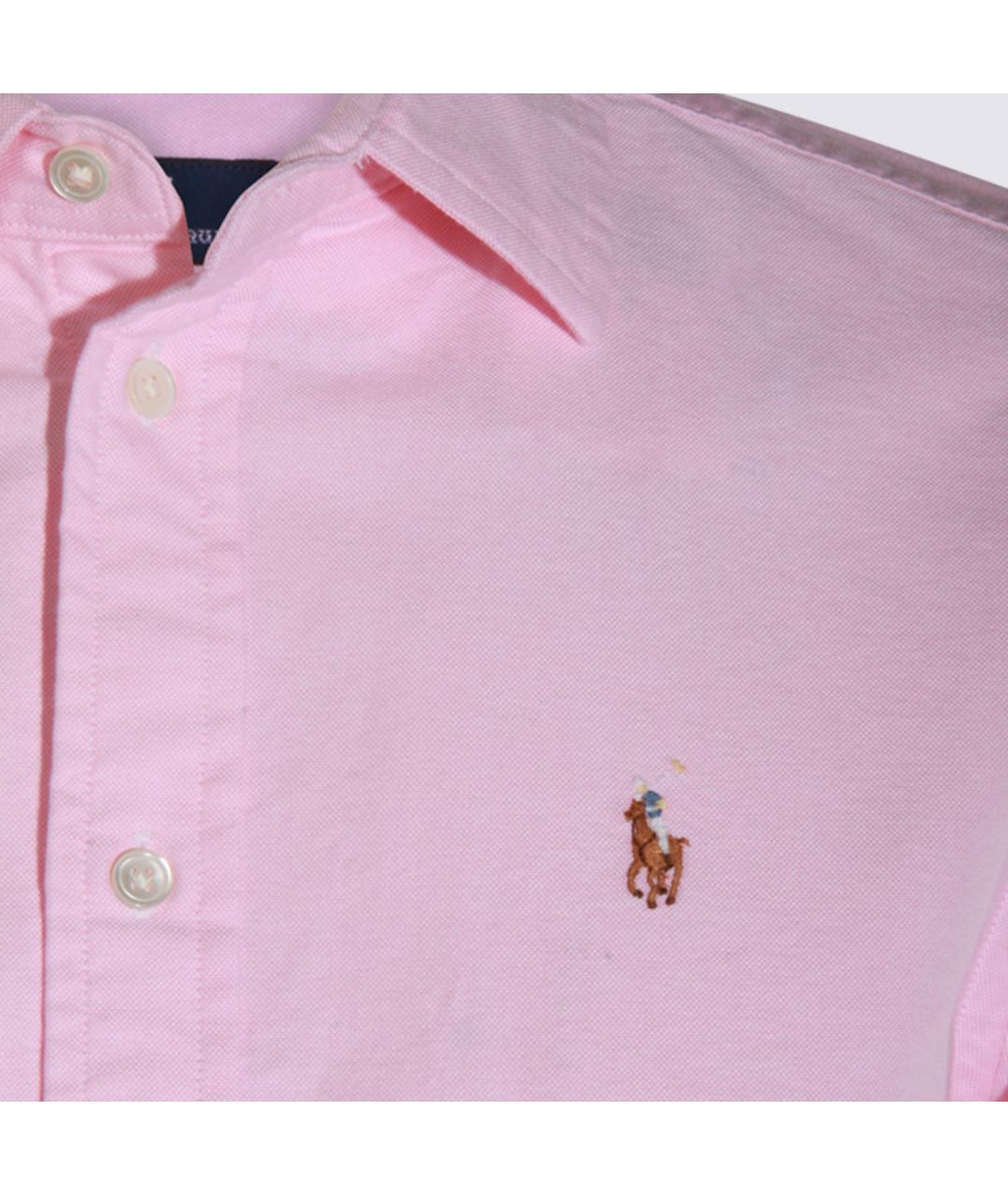 POLO RALPH LAUREN Розовая хлопковая рубашка, фото 3