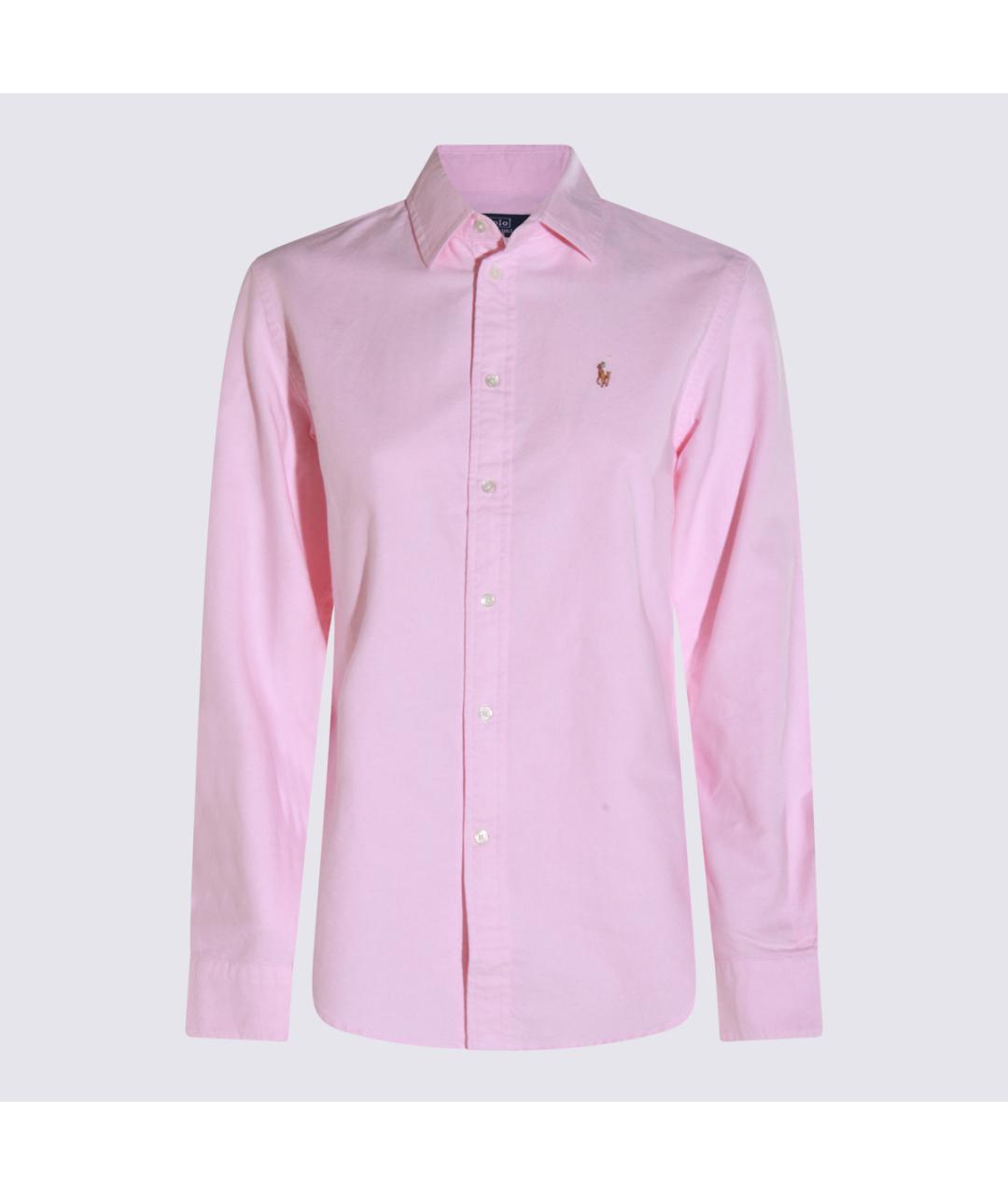 POLO RALPH LAUREN Розовая хлопковая рубашка, фото 5