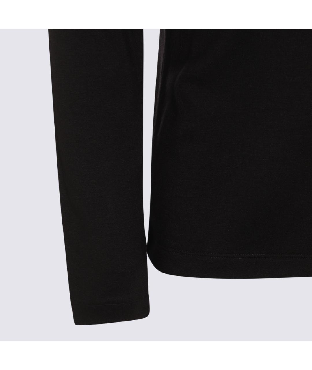 GIORGIO ARMANI Черный шерстяной джемпер / свитер, фото 3