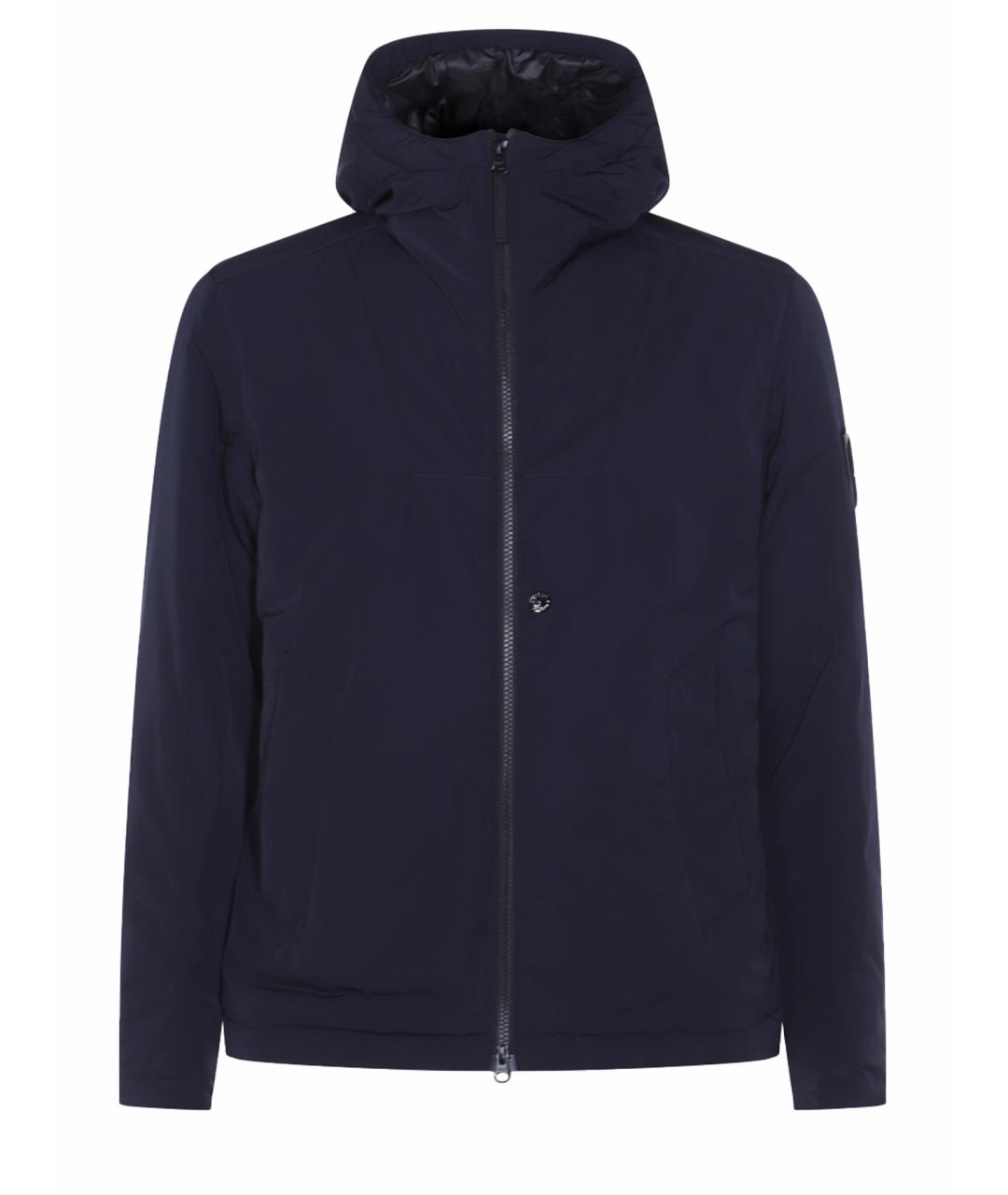 STONE ISLAND Темно-синяя полиамидовая куртка, фото 1