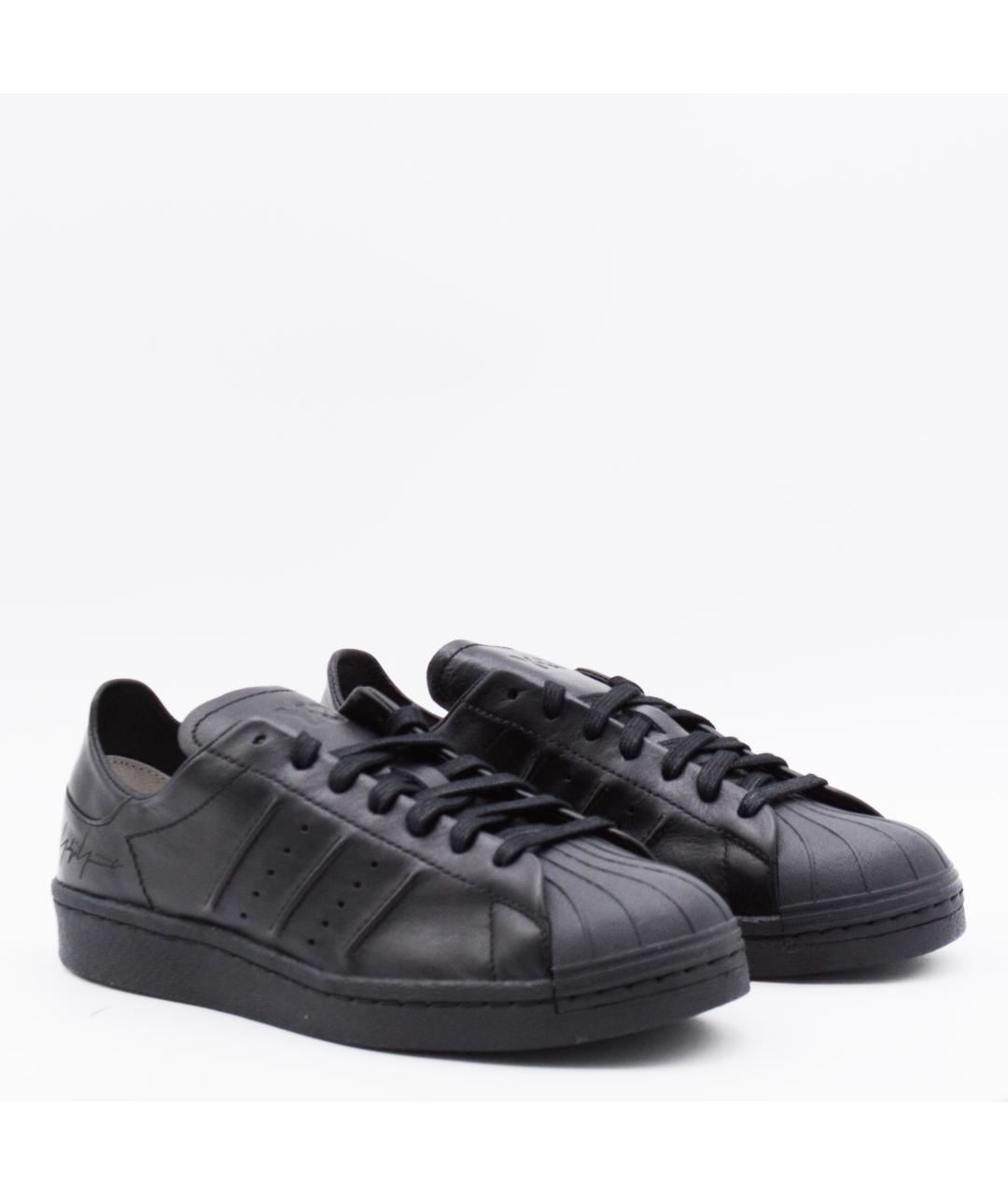 Y-3 Черные низкие кроссовки / кеды, фото 2