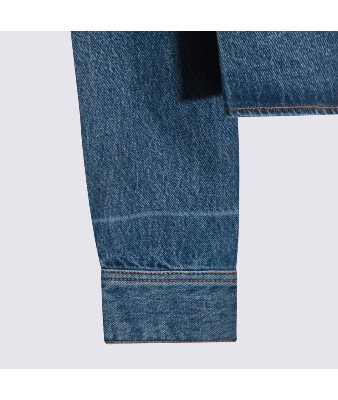 ALEXANDER WANG Голубая хлопковая куртка, фото 4