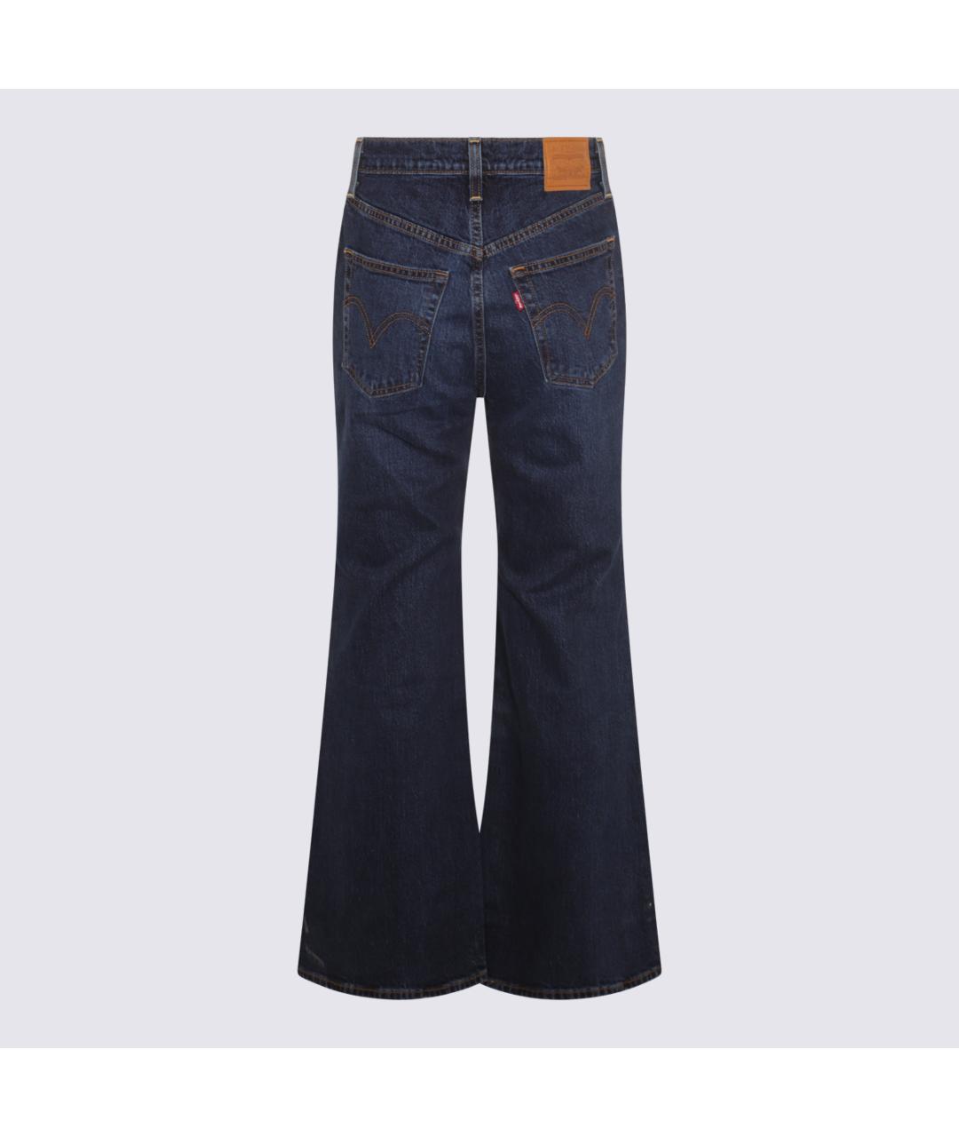 LEVI'S Темно-синие хлопковые джинсы клеш, фото 2