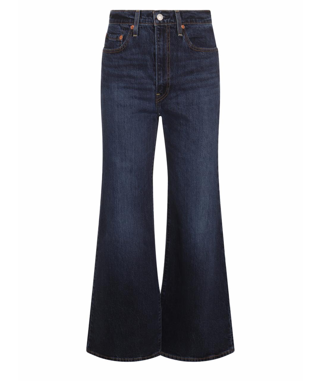 LEVI'S Темно-синие хлопковые джинсы клеш, фото 1