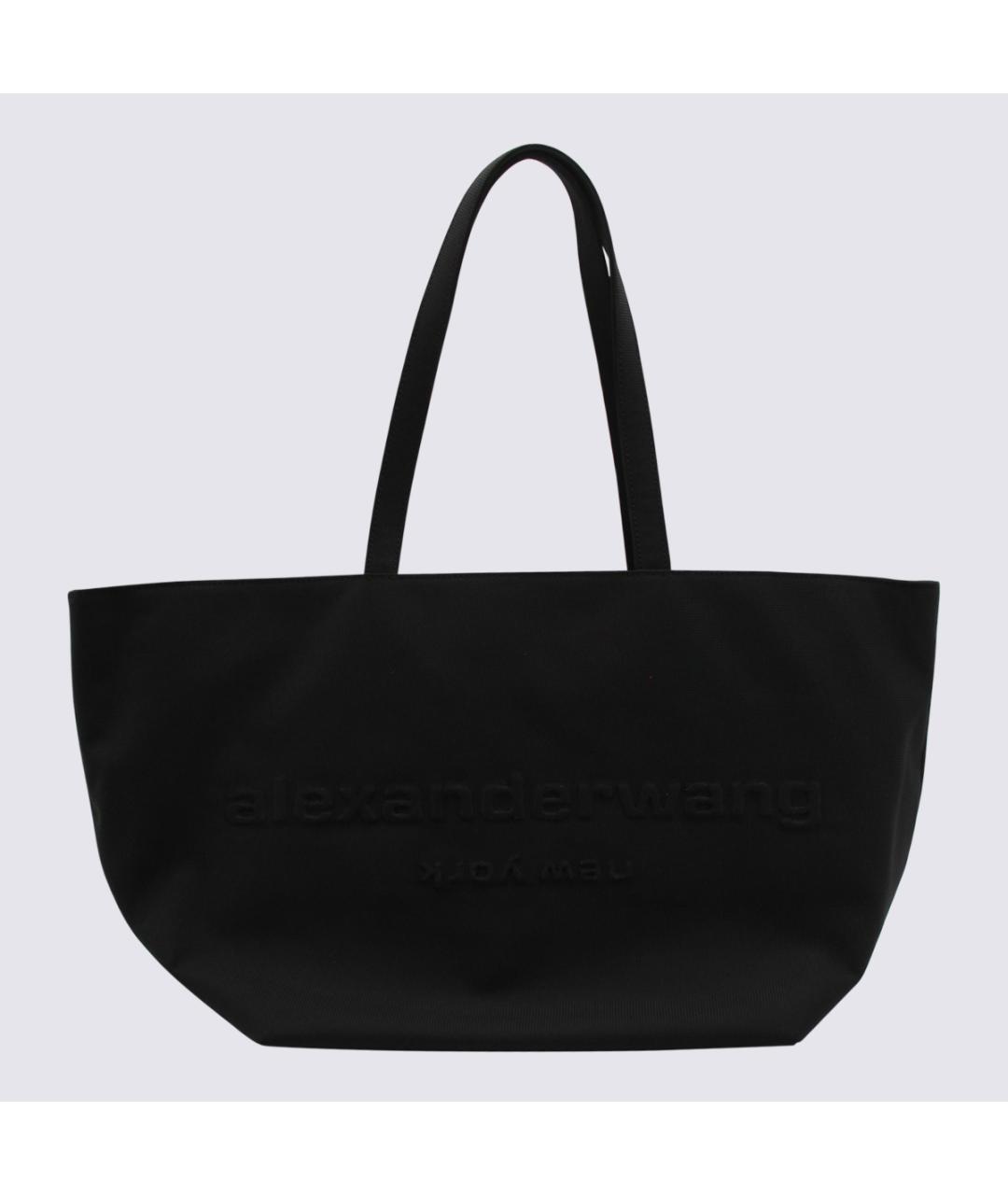 ALEXANDER WANG Черная тканевая сумка тоут, фото 5