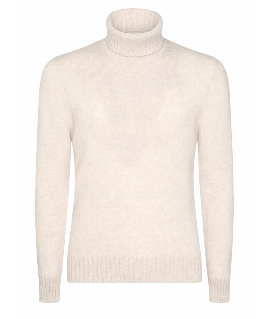 PIACENZA CASHMERE Бежевый шерстяной джемпер / свитер, фото 1