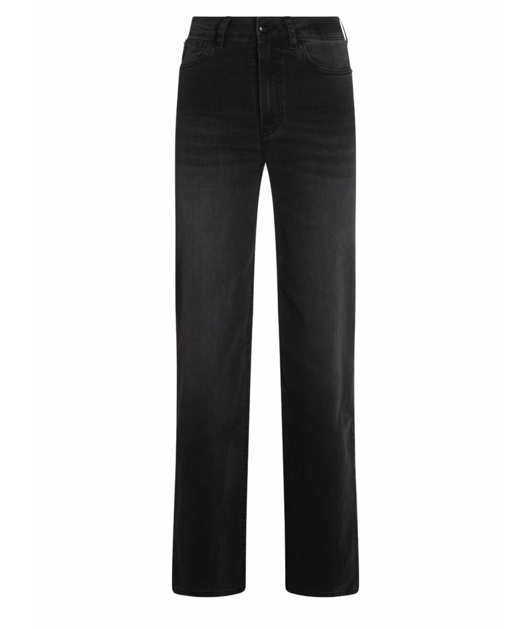 LOIS JEANS Антрацитовые хлопковые прямые джинсы, фото 1