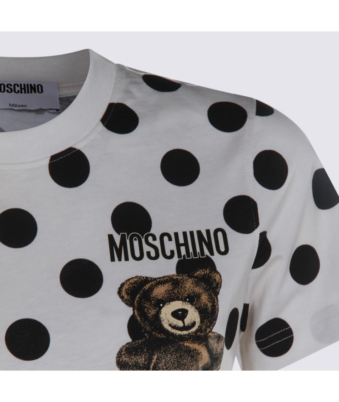 MOSCHINO Мульти хлопковая футболка, фото 3