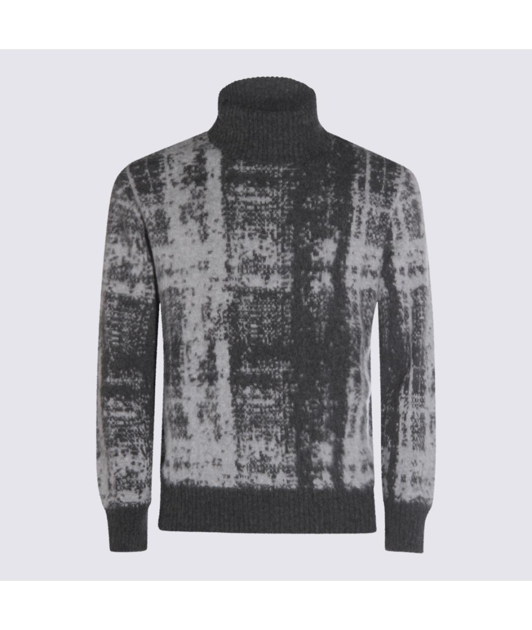 PIACENZA CASHMERE Антрацитовый шерстяной джемпер / свитер, фото 5