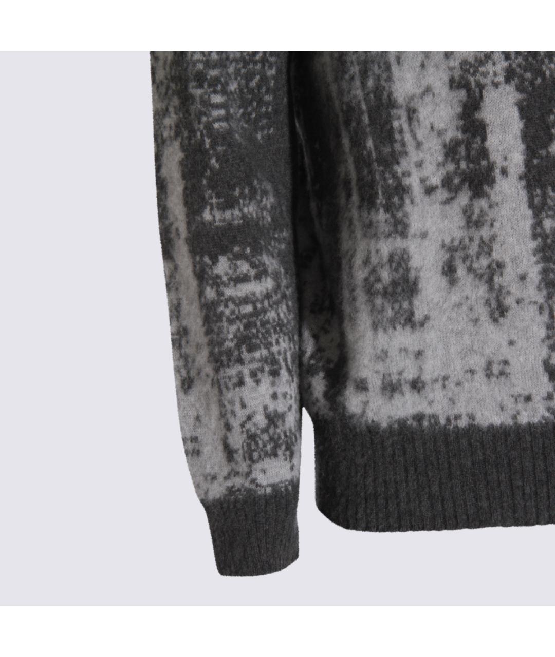 PIACENZA CASHMERE Антрацитовый шерстяной джемпер / свитер, фото 3