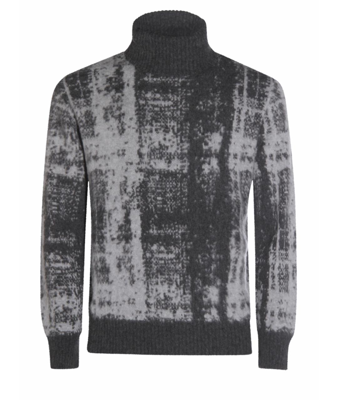 PIACENZA CASHMERE Антрацитовый шерстяной джемпер / свитер, фото 1