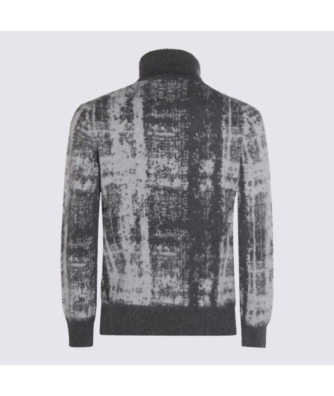 PIACENZA CASHMERE Антрацитовый шерстяной джемпер / свитер, фото 2