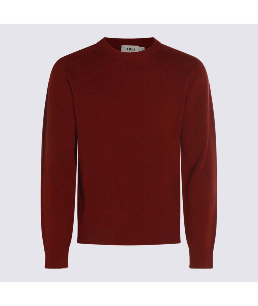 ALTEA Красный шерстяной джемпер / свитер, фото 3