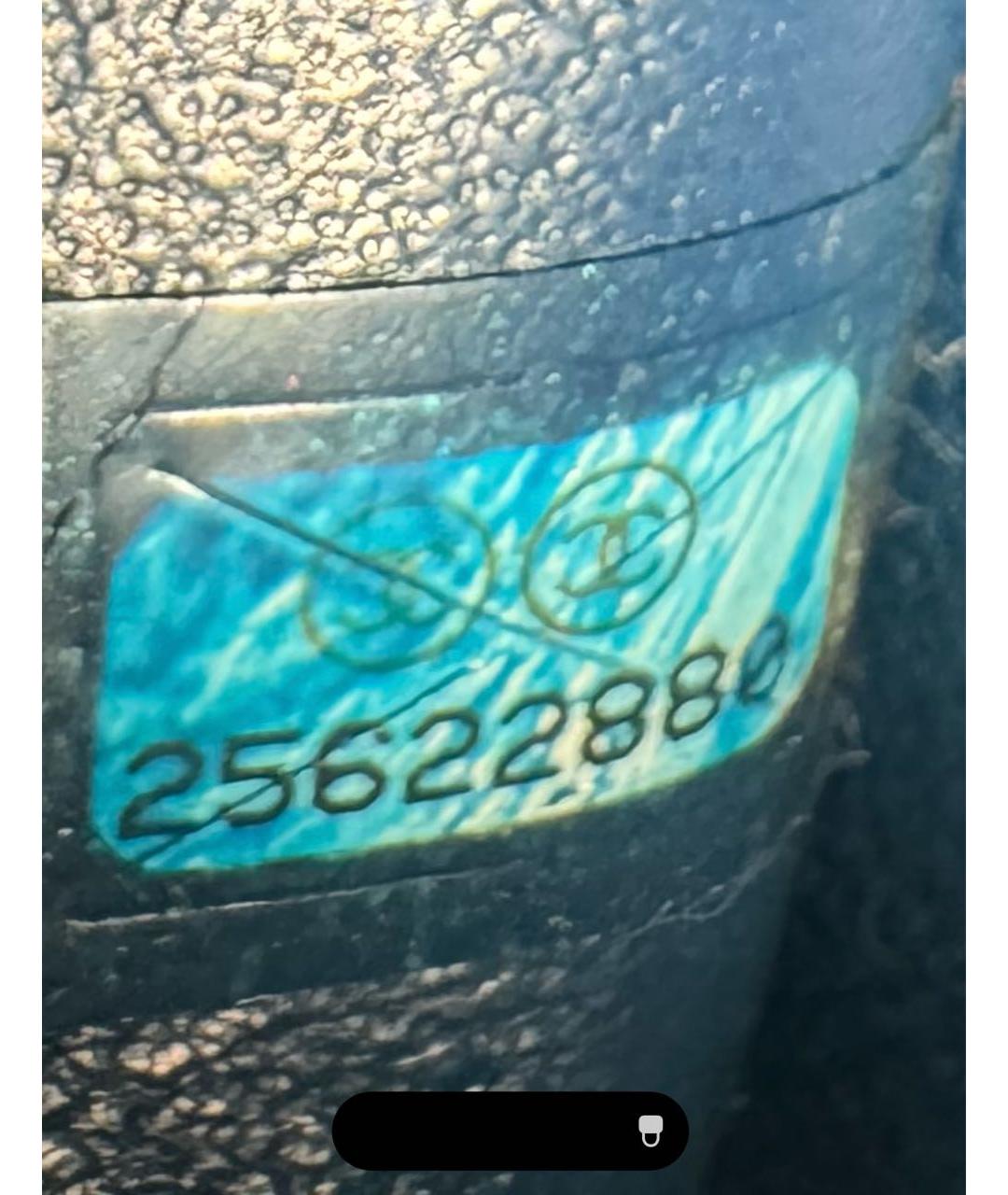 CHANEL Темно-синяя кожаная сумка через плечо, фото 6