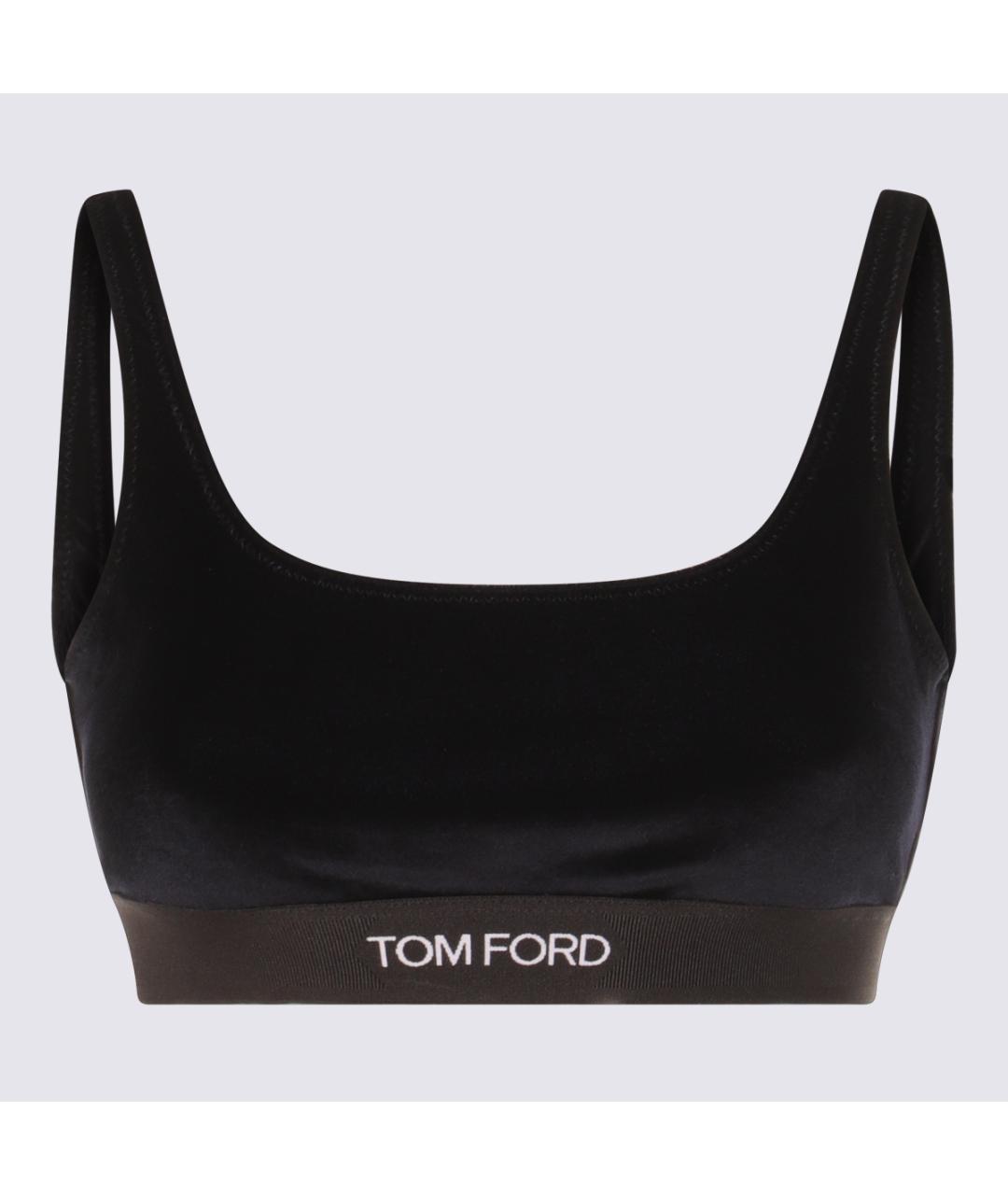 TOM FORD Темно-синяя ацетатная майка, фото 4