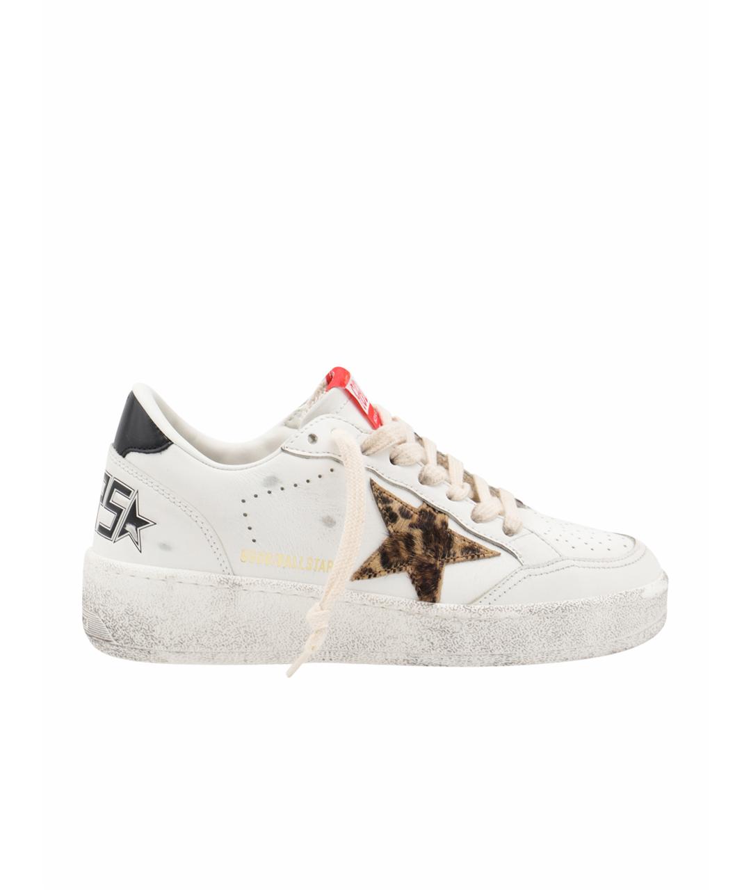 GOLDEN GOOSE DELUXE BRAND Белые кожаные кеды, фото 5