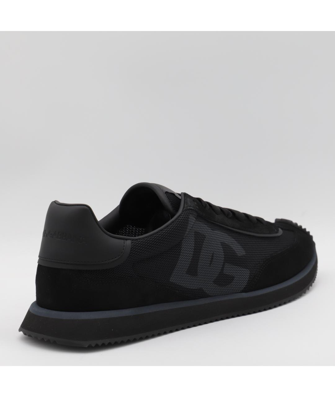 DOLCE&GABBANA Черные низкие кроссовки / кеды, фото 2