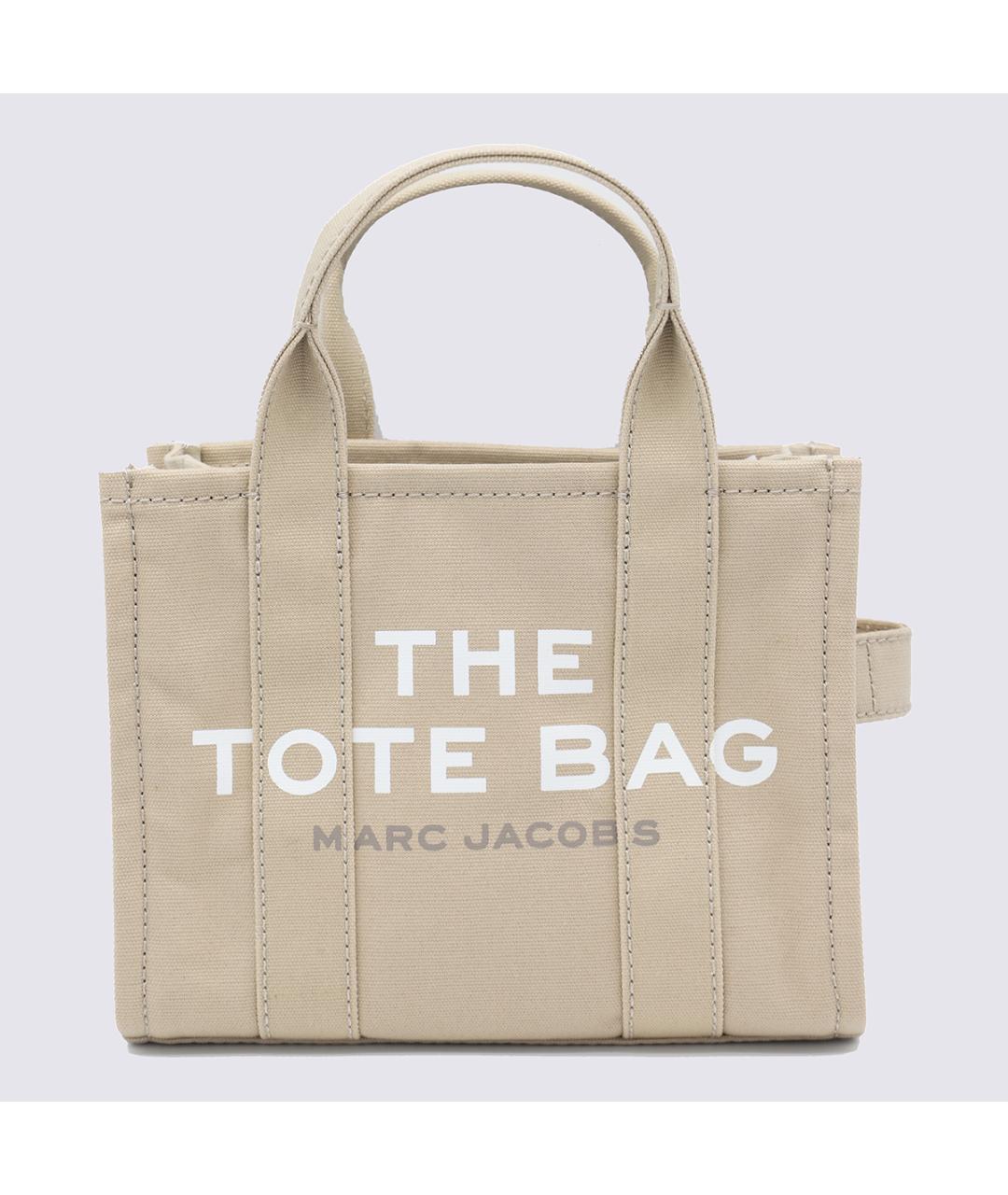 MARC JACOBS Бежевая тканевая сумка тоут, фото 3