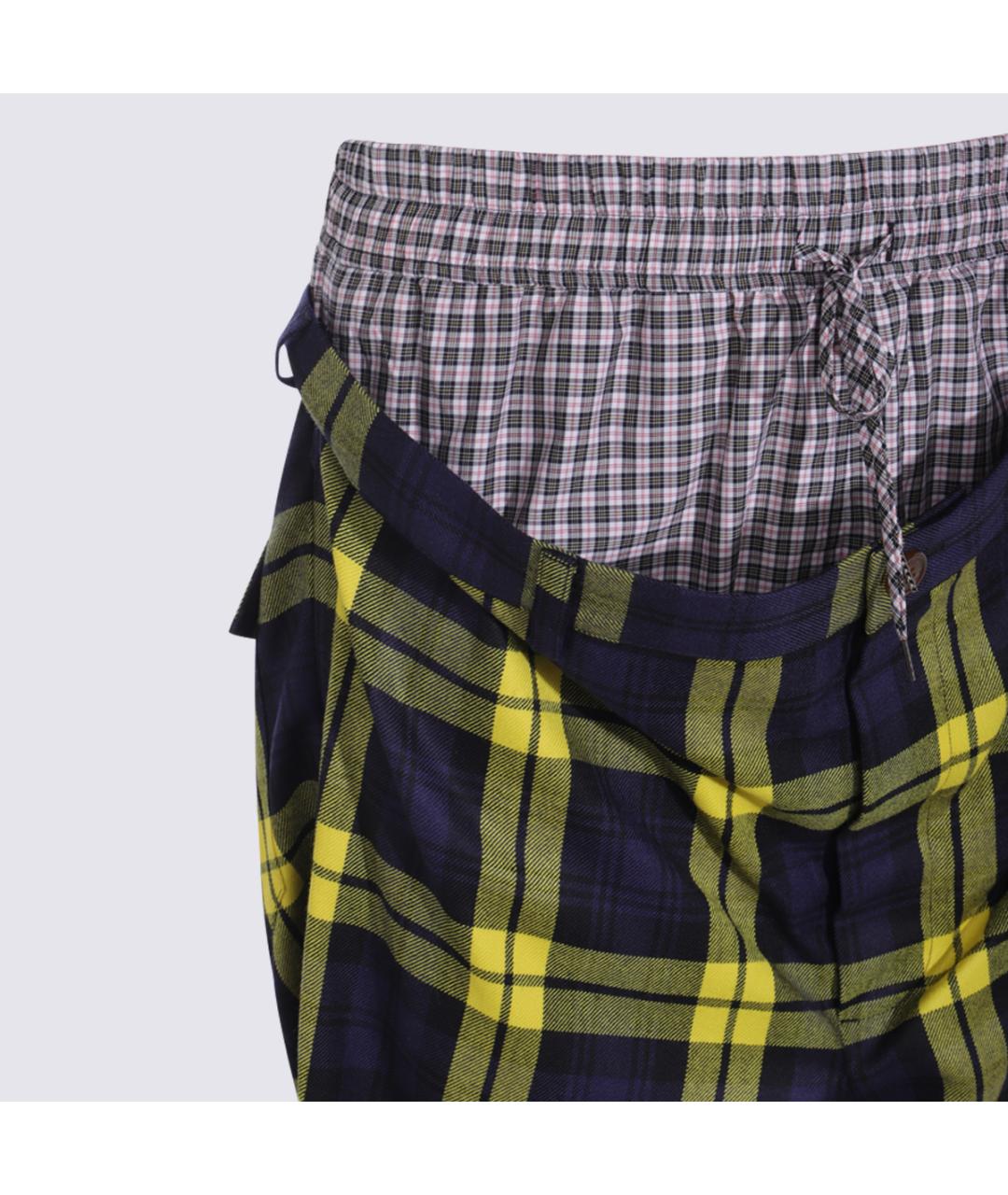 VIVIENNE WESTWOOD Мульти шерстяные повседневные брюки, фото 3