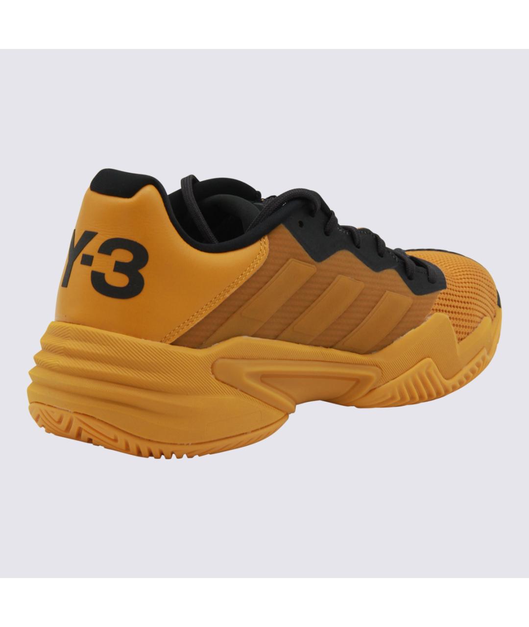 Y-3 Желтые синтетические низкие кроссовки / кеды, фото 3