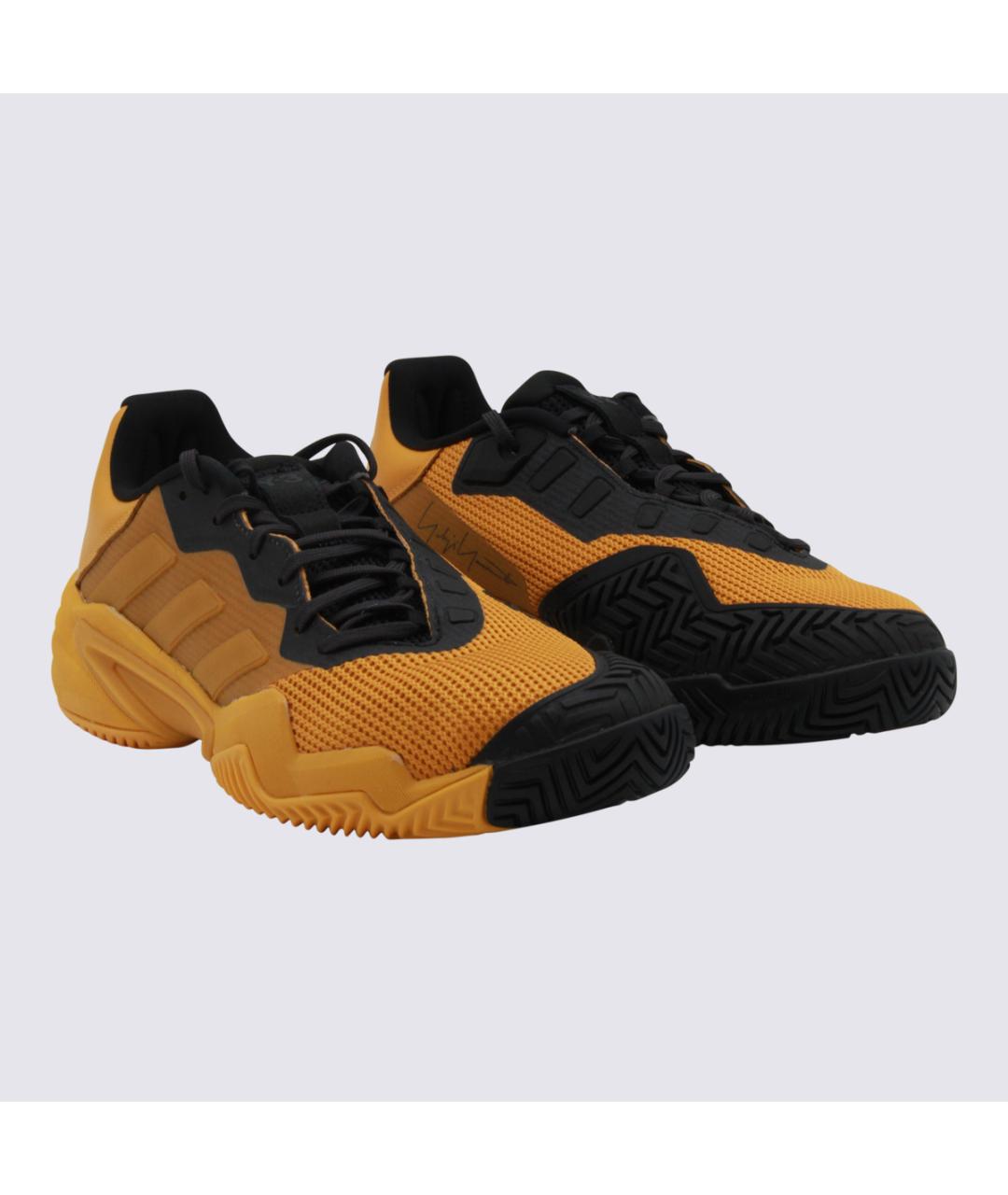 Y-3 Желтые синтетические низкие кроссовки / кеды, фото 2