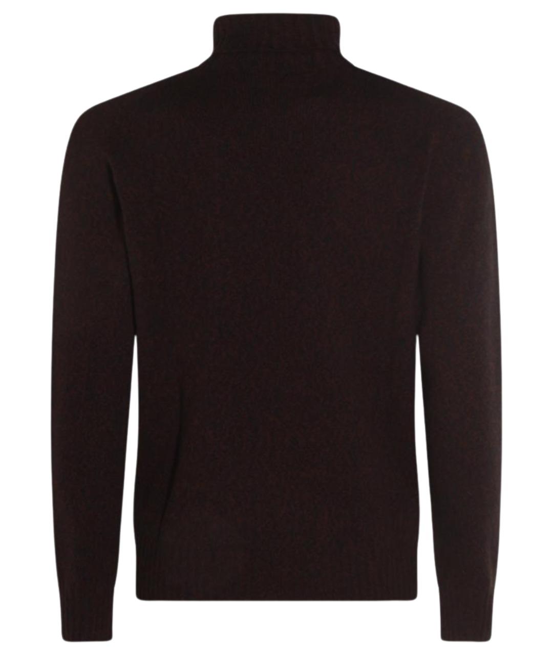 ALTEA Коричневый шерстяной джемпер / свитер, фото 2