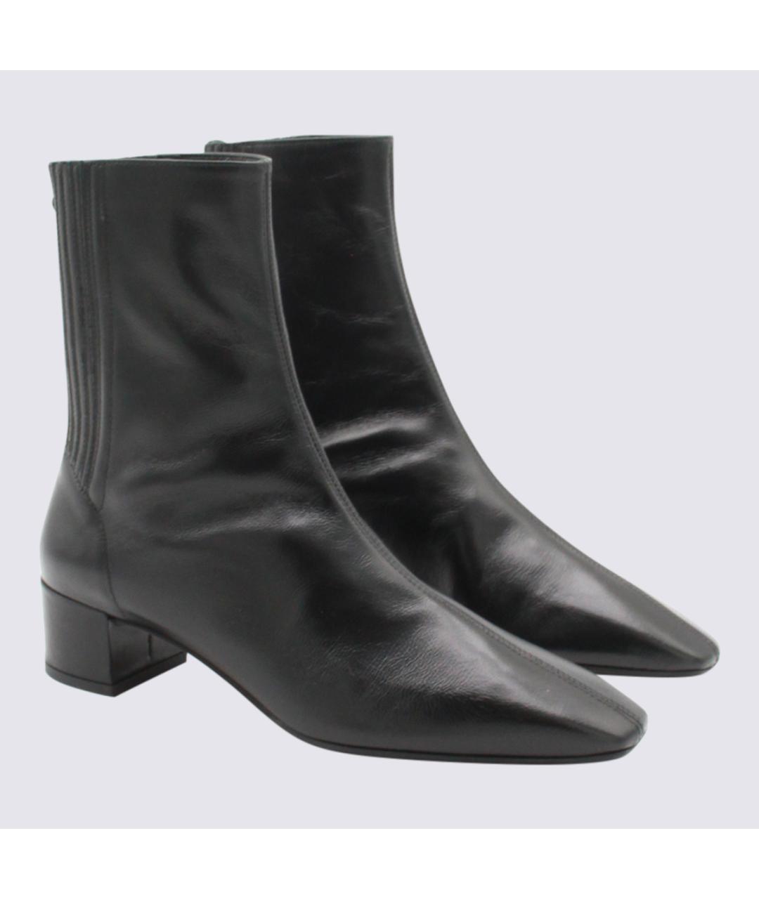 AQUAZZURA Черные кожаные сапоги, фото 2