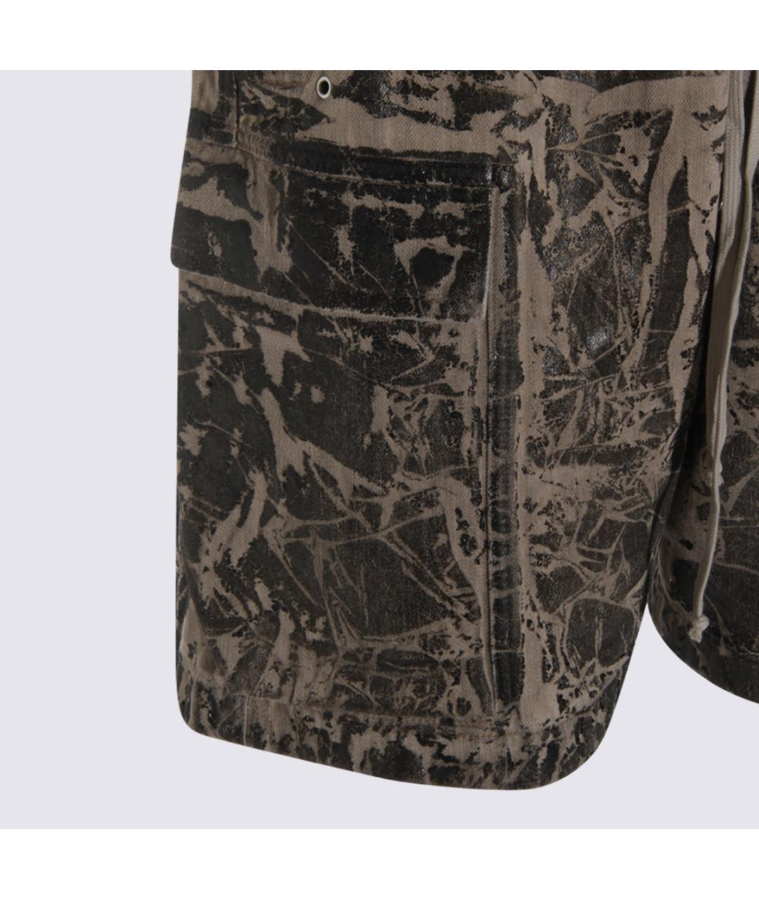 RICK OWENS DRKSHDW Мульти хлопковые шорты, фото 4