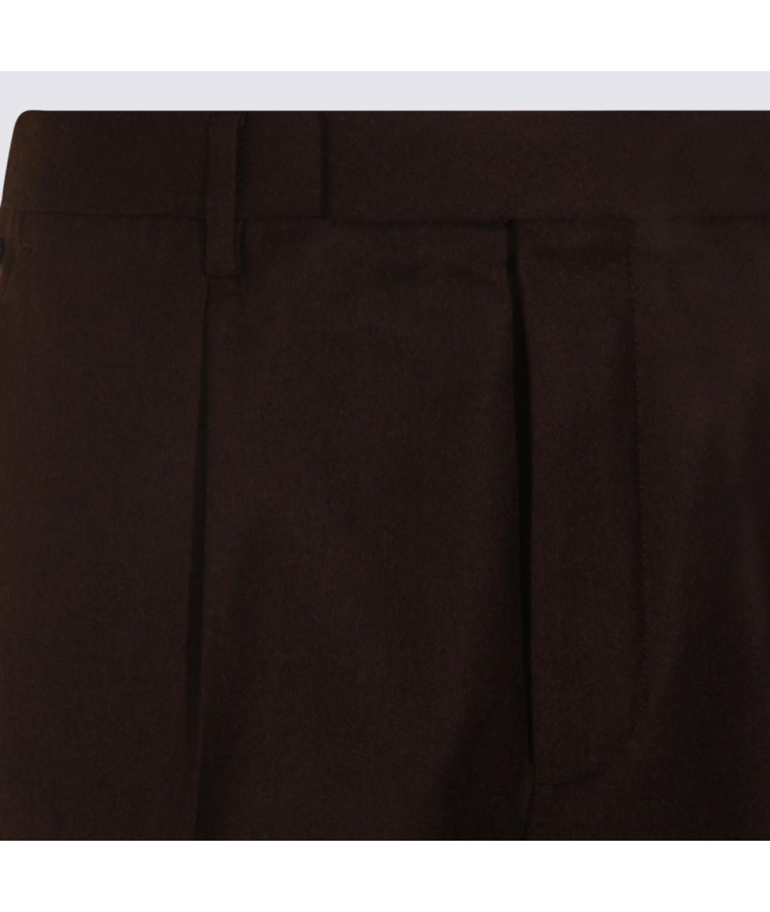 GTA IL PANTALONE Антрацитовые шерстяные классические брюки, фото 3