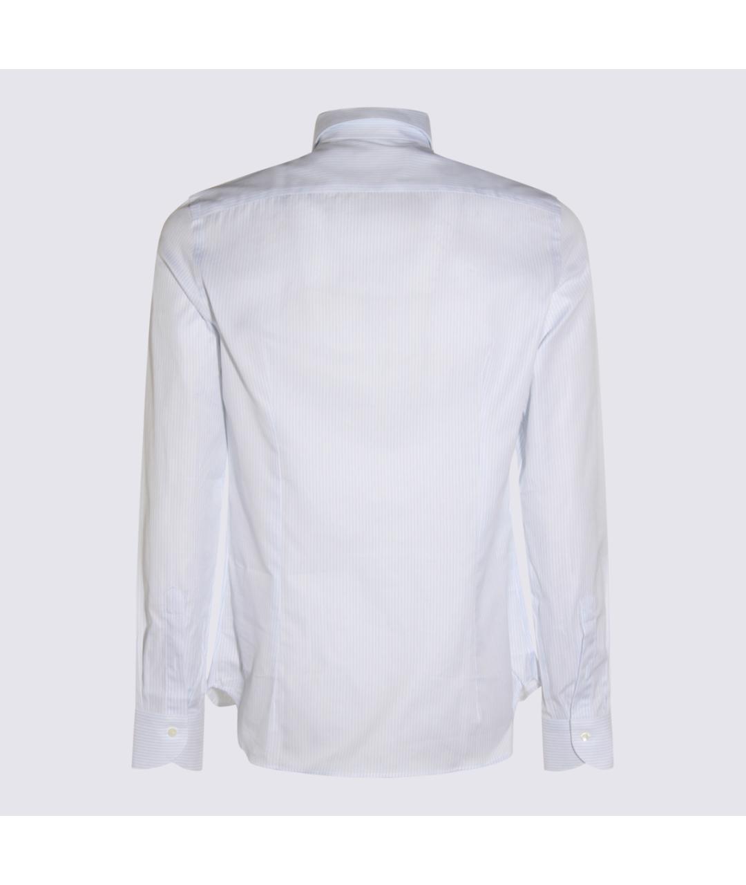 CANALI Белая хлопковая классическая рубашка, фото 2
