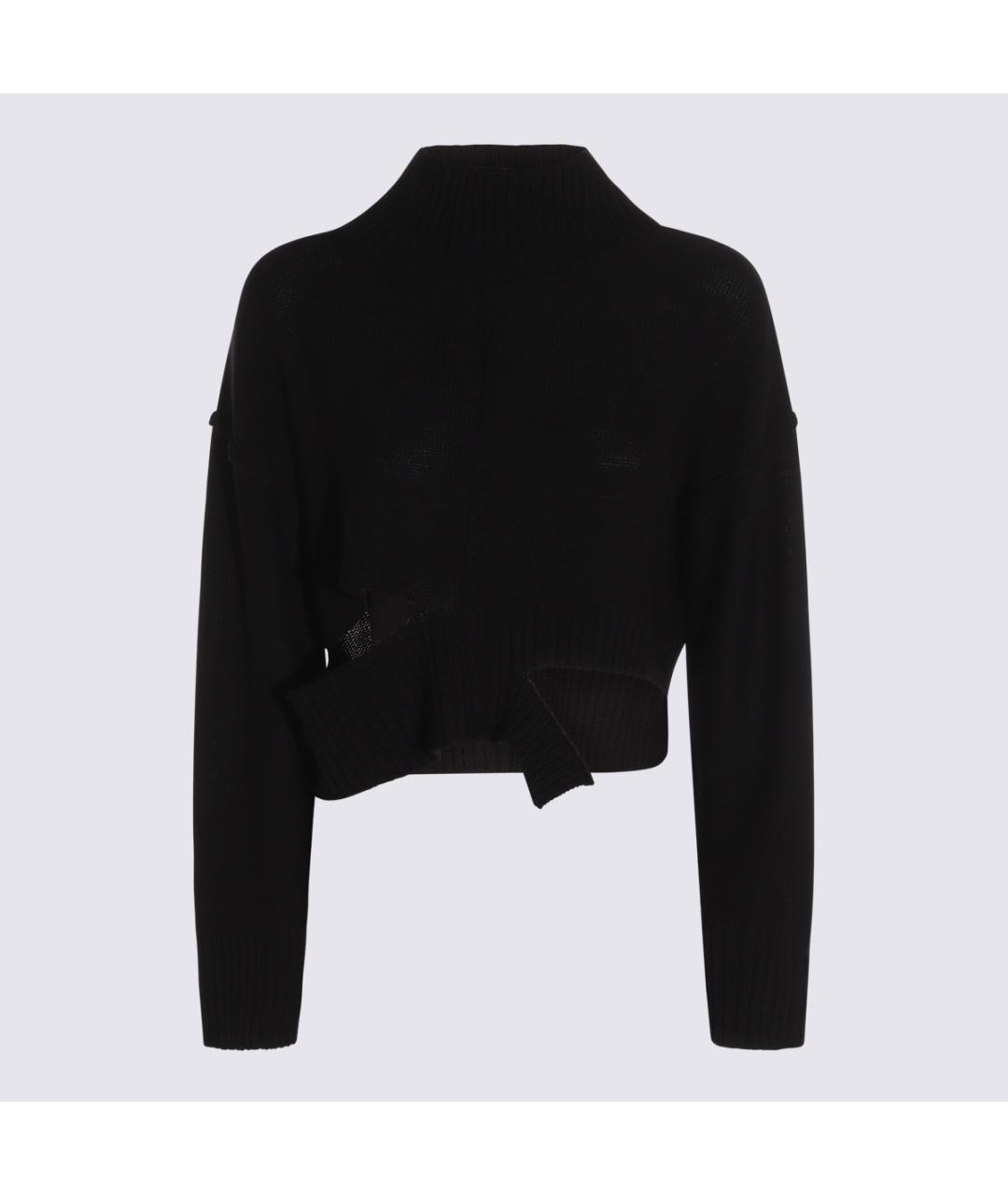 MM6 MAISON MARGIELA Черный шерстяной джемпер / свитер, фото 3