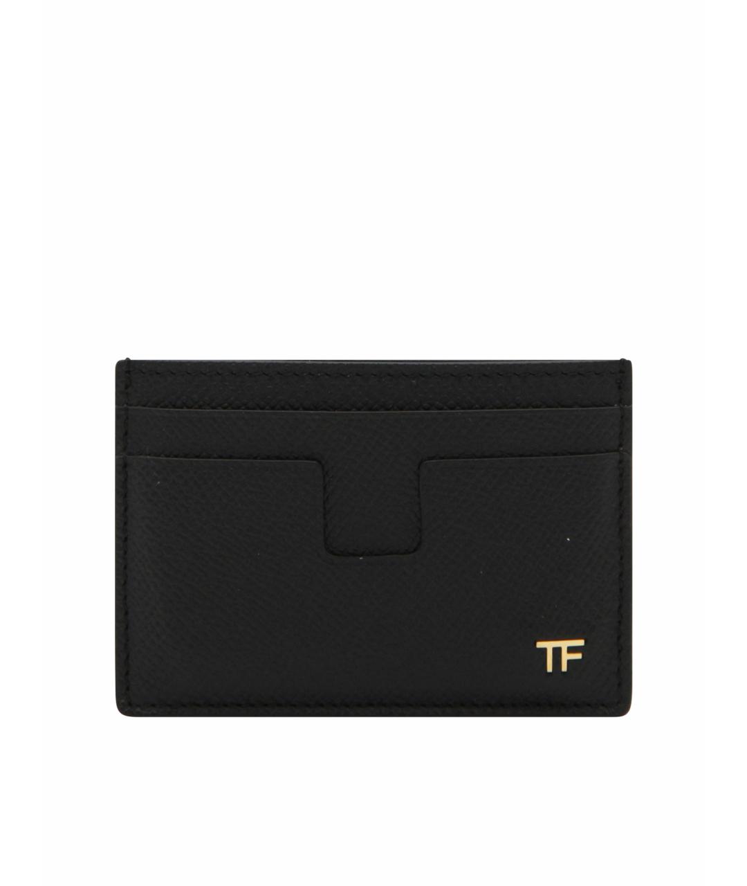 TOM FORD Черный кожаный кардхолдер, фото 1