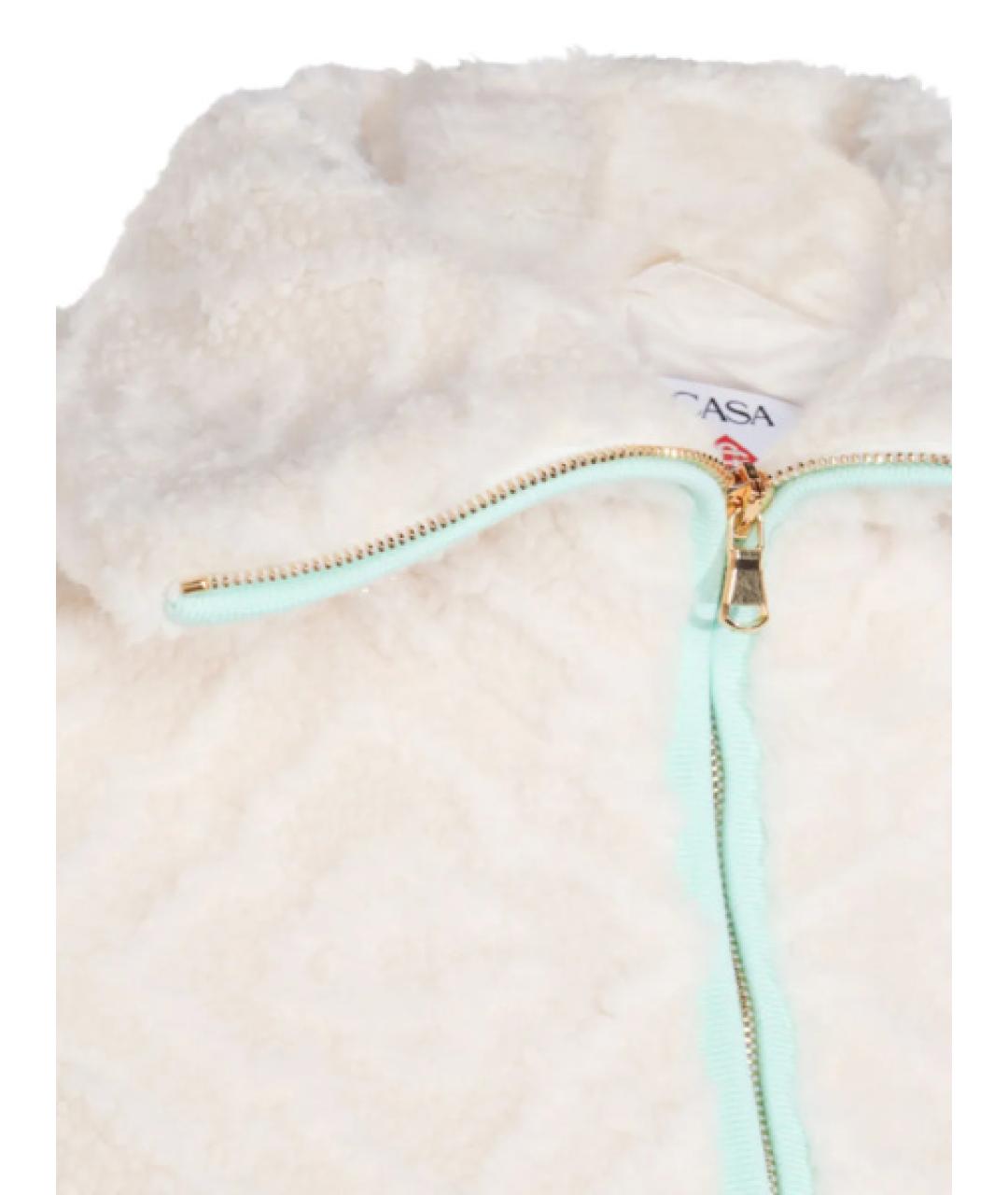 CASABLANCA Белая полиэстеровая куртка, фото 2