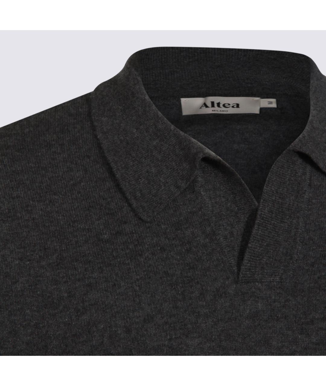 ALTEA Серый шерстяной джемпер / свитер, фото 3