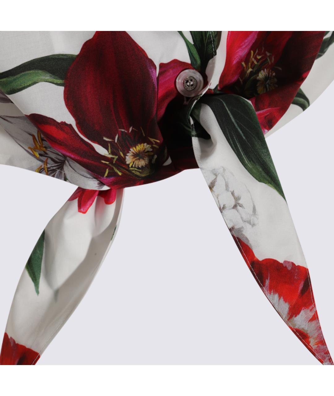 DOLCE&GABBANA Красная хлопковая рубашка, фото 4