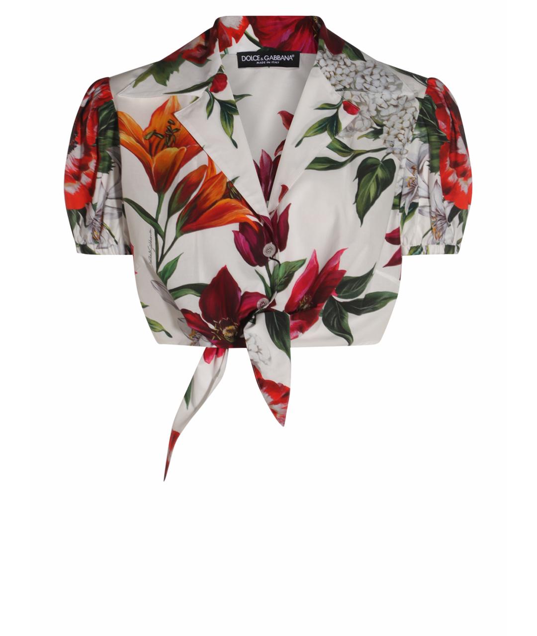 DOLCE&GABBANA Красная хлопковая рубашка, фото 1